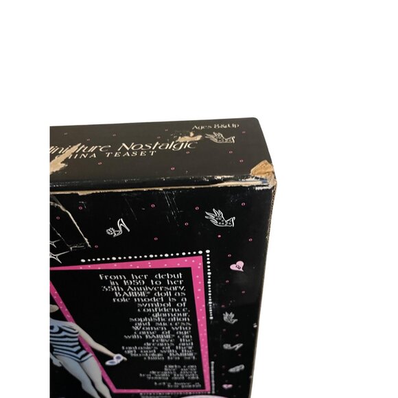 Barbie 35th Anniversary Miniature Nostalgic China Teaset For Ages 8 & Up - Picture 6 of 15